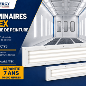 Luminaires ATEX LED pour cabine de peinture