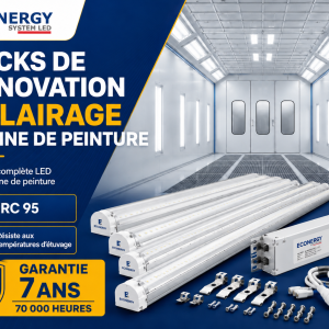 Packs de rénovation éclairage cabine de peinture
